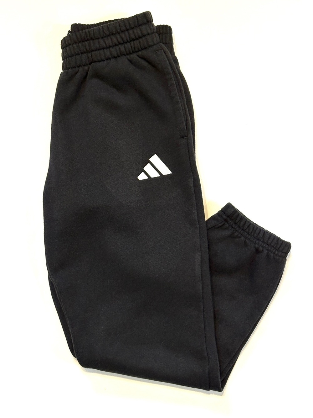 EUC Adidas Kids Black Logo Jogger Pants